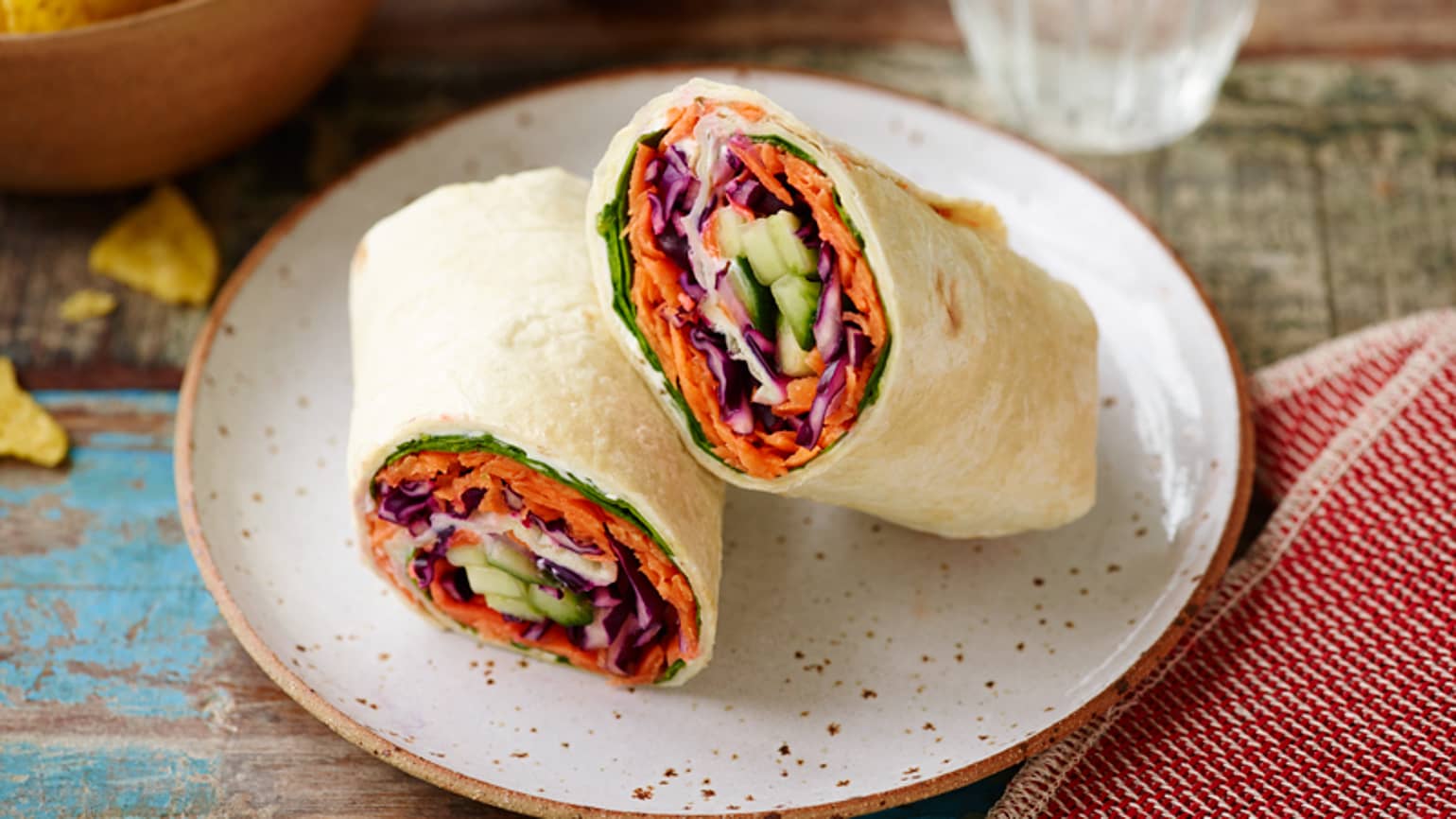 rainbow veg burritos